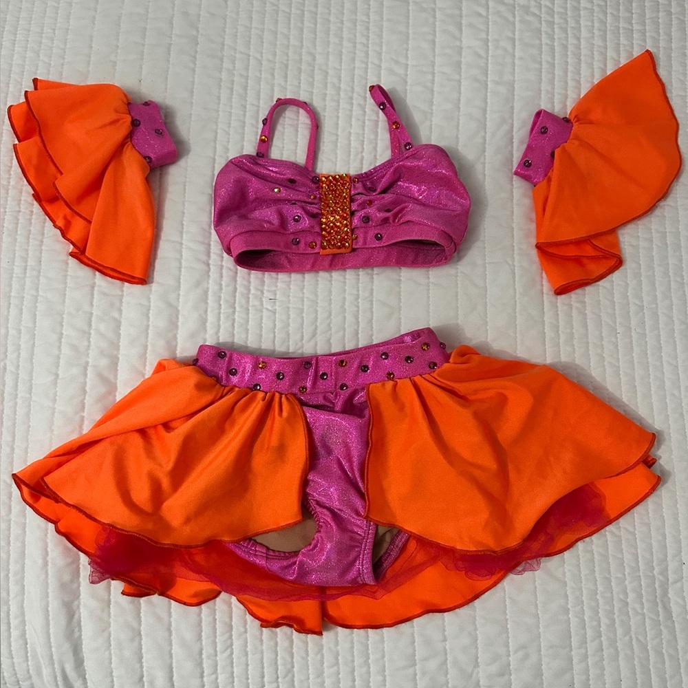 Stage ready, Patrick J Child dance costume.